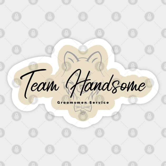 Team Handsome 1 Sticker by Salt + Cotton